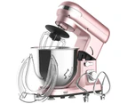 6.5L 1400W Stand Mixer with Stainless Steel Bowl Electric Cooker, Electric Stand Mixer Classic Kitchen Machine | Pink Chef Machine 6-Speed Control