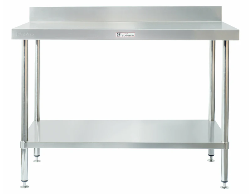Simply Stainless SS02 Work Bench with Splashback - 900