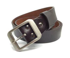 Luxury Dress Belt Tomino Pin Buckle Coffee Brown Business Leather Belt Mens Leather Belt