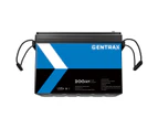 Gentrax 12V 200Ah Lithium Iron Phosphate Battery LiFePO4 Rechargeable Replace SLA AGM Solar Boat RV Marine BMS Battery Management System Camping Power