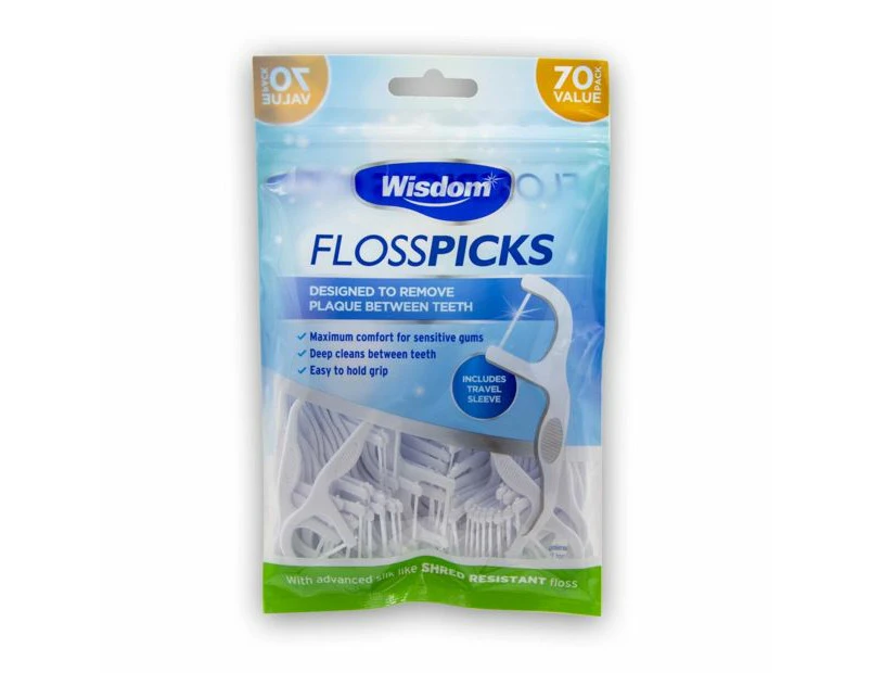 Target Wisdom Floss Picks - 70 Pack