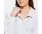 Target Modal Notch Collar Sleep Top - Grey