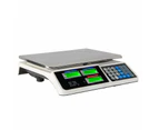 Giantex 40kg Commercial Digital Scale Kitchen Electronic Weight Scale w/LCD Display Shop Market Kitchen