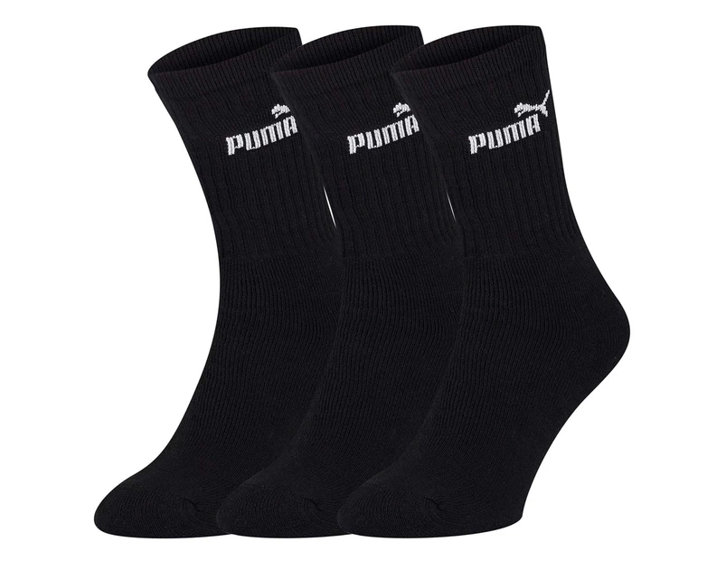 Puma Elements Crew Socks 3-Pack - Black