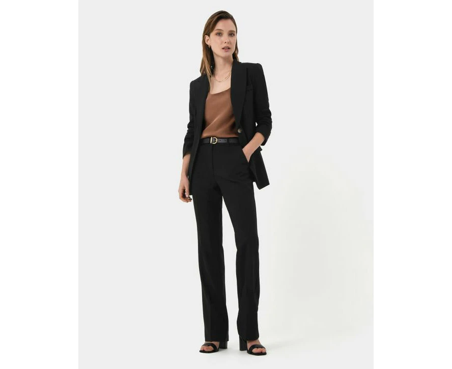 Forcast Women's Hunter Single Breasted Blazer - Black