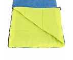 Sleeping Bag Double Bags Thermal Camping Hiking Tent Blue -5°C