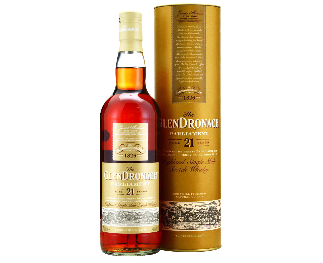 Glendronach 21 Year Old Parliament 2023 Release Single Malt Whisky 700ml