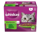Whiskas  Adult Mixed Favourites in Gravy Wet Cat Food 12x85g