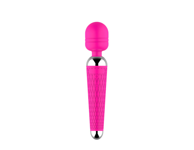 Urway Clitoral Stimulator Wand Vibrator Rechargeable Dildo Female Sex Toy Pink