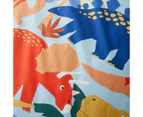 Target Rex Dinosaur Kids Quilt Cover Set - Blue