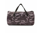 Camo Printed Weekender Bag, Black - Anko