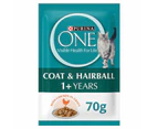 Purina One Hairball Chicken Wet Cat Food 70G
