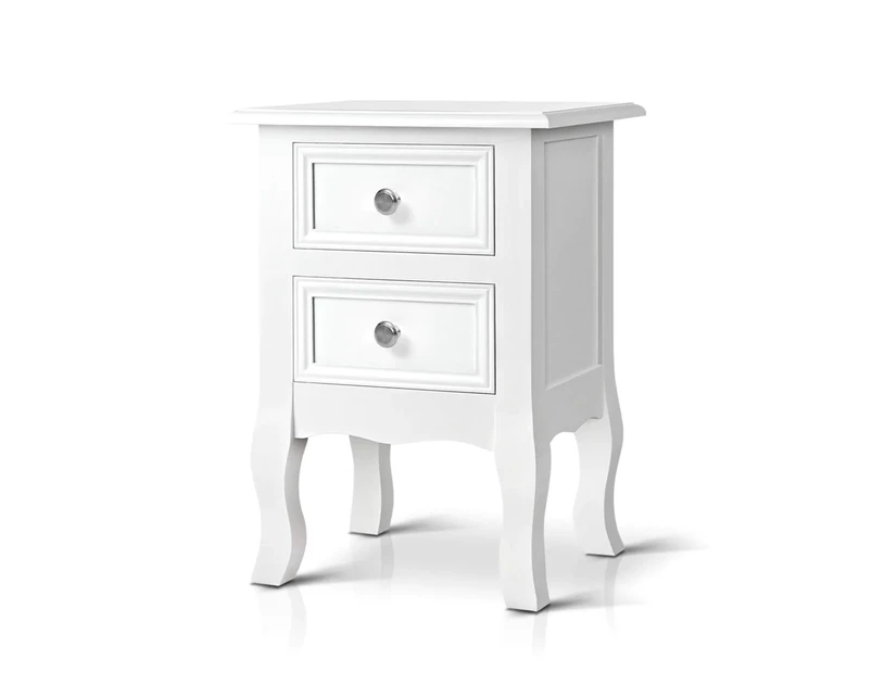 Bedside Tables Drawers Side Table French Storage Cabinet Nightstand