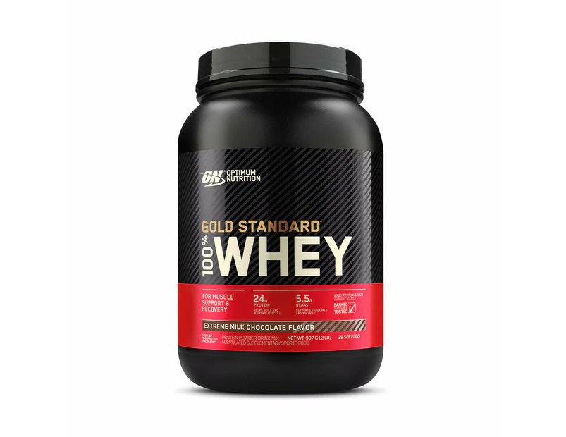 Optimum Nutrition Gold Standard 100% Whey Protein Powder - Extreme Milk Choc