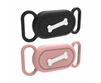 2Pcs Pet Cat Collar Holder Silicone Case for Samsung Galaxy SmartTag2 Style 3