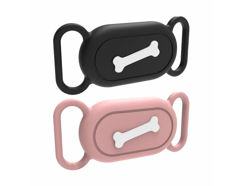 2Pcs Pet Cat Collar Holder Silicone Case for Samsung Galaxy SmartTag2 Style 3