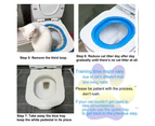 Cat Training Kit System for Toilet,Professional Kitty Toilet Trainer Urinal Seat with Extra Blue Tray-Teach Cat to Use Toilet