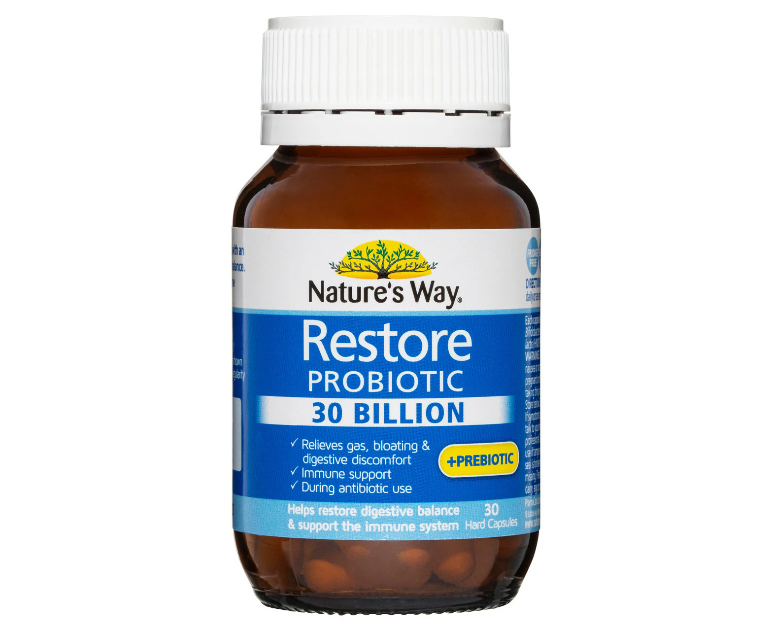 Natures Way Restore Probiotic 30 Billion 30 Capsules