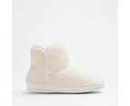 Target Womens Fluffy Slipper Boot - Pippa - Neutral