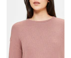 Target Sleep Cosy Rib Knit Top - Pink