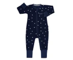 Bonds Baby Poodlette Zip Wondersuit - Star Shine/Black Sea
