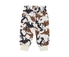 Bonds Baby Soft Threads Trackies / Tracksuit Pants - Dinosaur Explore/Brown/Multi