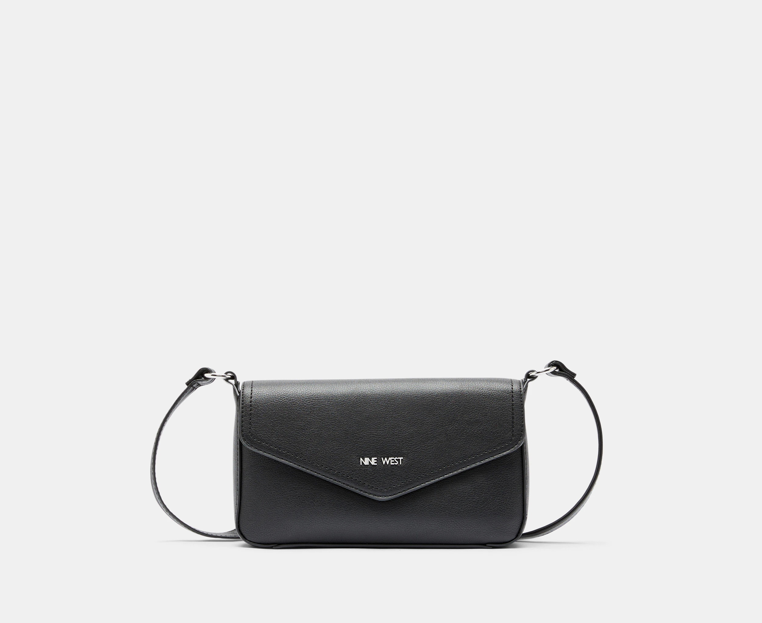 Nine West Bowie Mini Flap Crossbody Bag - Black