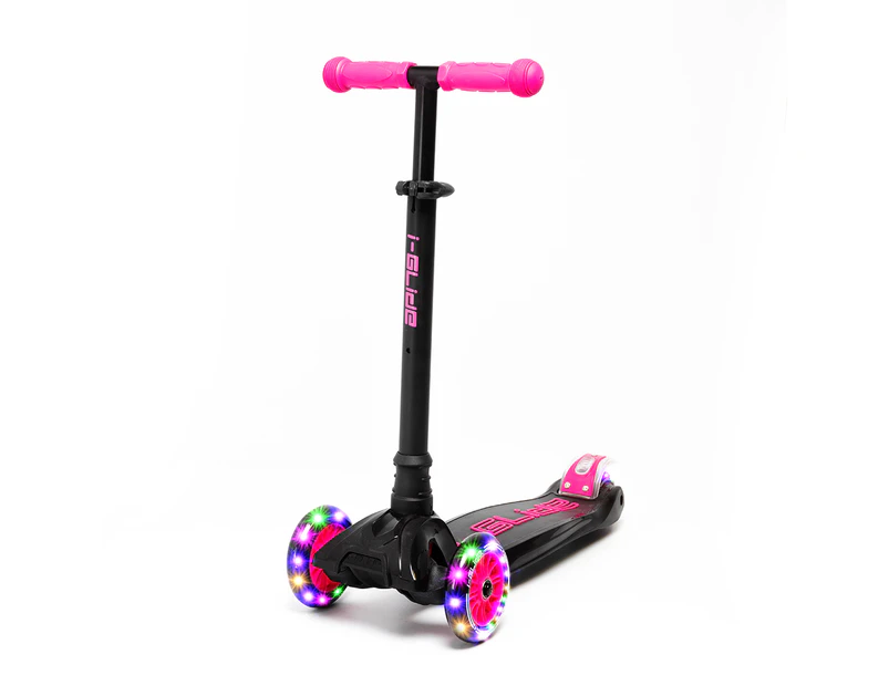 I-GLIDE 3 Wheel Kids Scooter Black/Pink