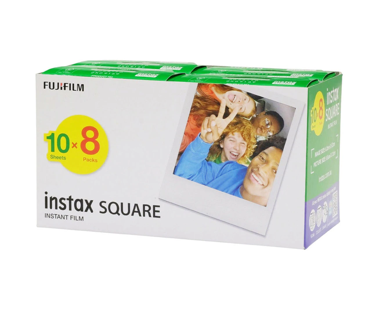 Fujifilm Instax Square Plain Instant Film 80-Pack