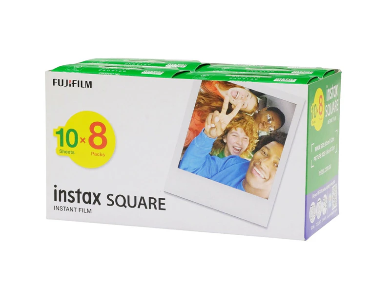 Fujifilm Instax Square Plain Instant Film 80-Pack