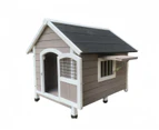 YES4PETS XL Timber Pet Dog Kennel House Puppy Wooden Timber Cabin With Door