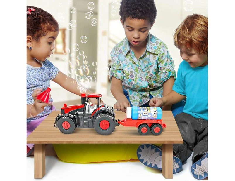 Kidst. Bubble Toy Farm Tractor Toys with Lights & Sounds Fun Toy Tractors