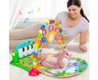 Play mat for babies crawling blanket with play arch and foot piano baby play blanket baby bed music activity gym