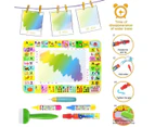 Kidst. Educational Coloring Aqua Magic Water Doodler Play Mat for Kids - 120 x 70 cm
