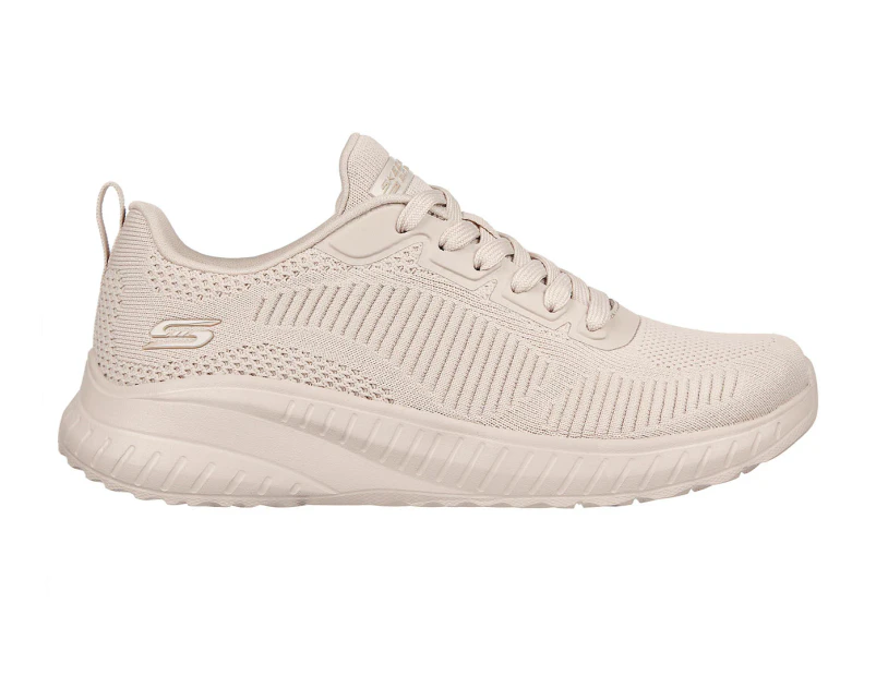 Skechers Women's BOBS Squad Chaos Face Off Running Shoes - Nude