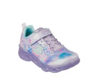 Skechers Girls' S-Lights Twisty Ice Sneakers - Lavender/Multi