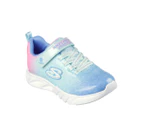 Skechers Girls' S-Lights Flicker Flash: Ombre Dreamer Sneakers - Aqua/Multi