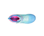 Skechers Girls' S-Lights Flicker Flash: Ombre Dreamer Sneakers - Aqua/Multi