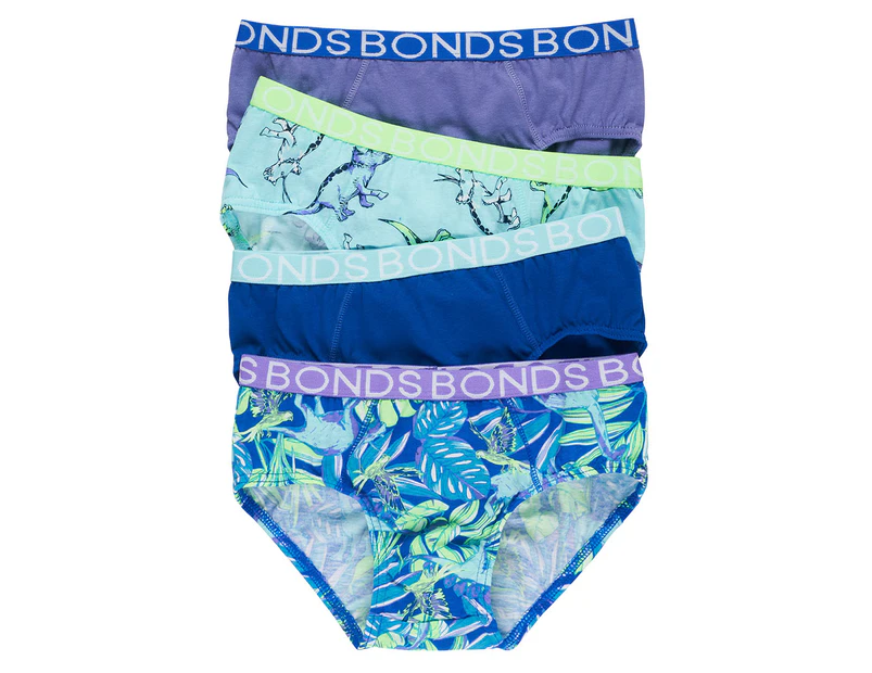 Bonds Boys' Briefs 4-Pack - Make Your Mark/Leaf