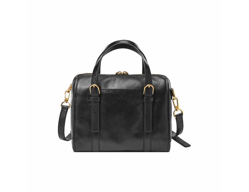 Fossil Carlie Black Satchel Bag ZB1772001