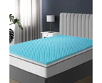 Bedra Double 10cm Memory Foam Mattress Topper Reversible Cool Gel Bed Mat