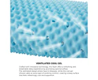 Bedra King 10cm Memory Foam Mattress Topper Reversible Cool Gel Bed Mat