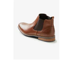 RIVERS - Mens Boot -  Boxer Leather Chelsea Boot - Brown