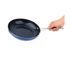 Non-Stick Ceramic Coating Frying Pan Skillet With Flat Bottom Long Handle(20Cm)