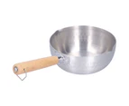 18Cm/7.1In Saucepan 304 Stainless Steel Pot Supplement Food Pot Without Lid For Kitchen Use