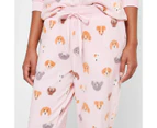 Target Fleece Sleep Pyjama Jogger Pants - Pink
