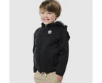 Piping Hot Teddy Lined Hoodie - Black