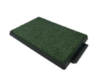 YES4PETS XL Indoor Dog Puppy Toilet Grass Potty Training Mat Loo Pad pad with 2 grass