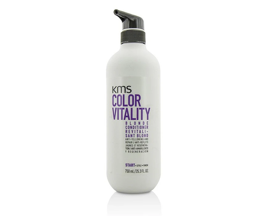 KMS California Color Vitality Blonde Conditioner (AntiYellowing and Repair) 750ml/25.3oz