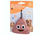 4PK Living Today Turd Shaped Dog Poop Waste Collection Bag Dispenser (60 Bags)